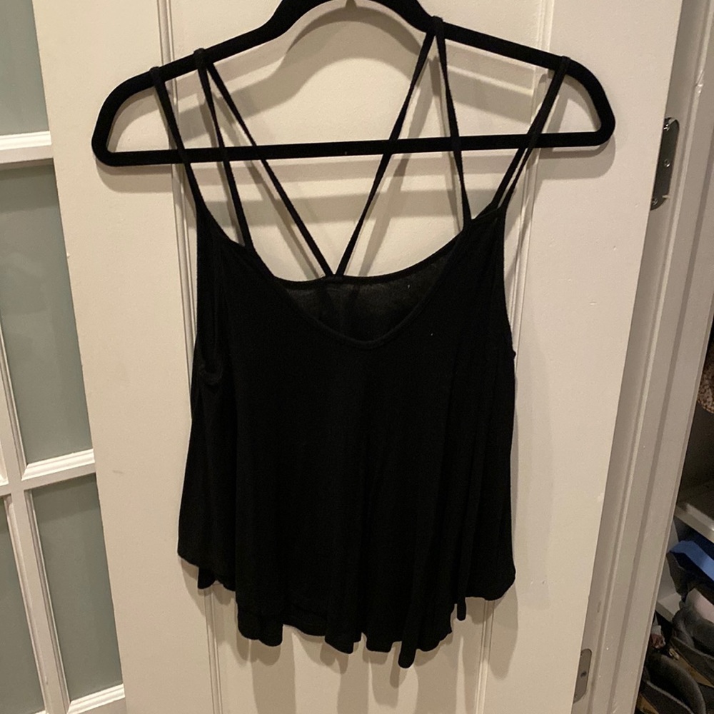 Strapped black top